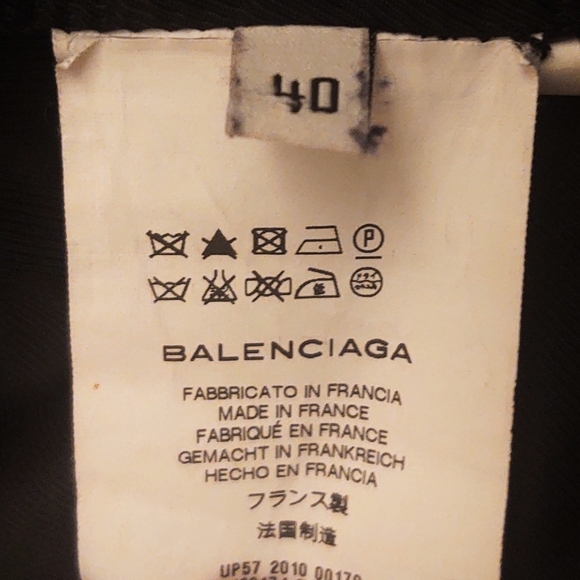 Balenciaga Designer Luxury Red Leather Moto Jacket- Small - Picture 14 of 15